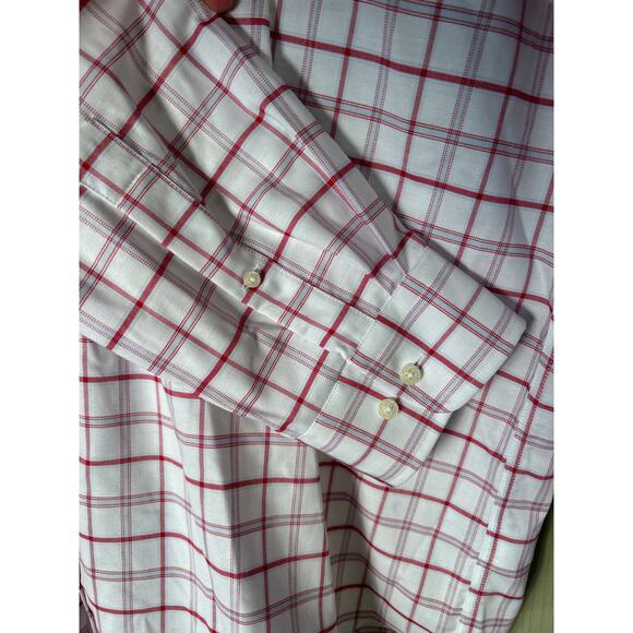 Lands End Men’s  XL Long Sleeve Button Down Shirt Traditional Fit 17 1/2-35 - Picture 7 of 7